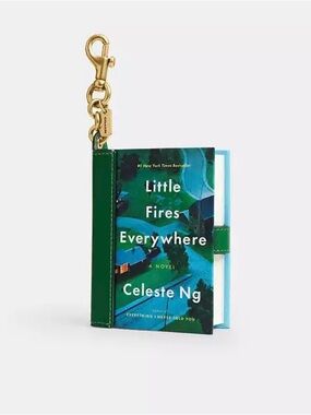 Coach x Random House Little Fires Everywhere Book Bag Charm NWT